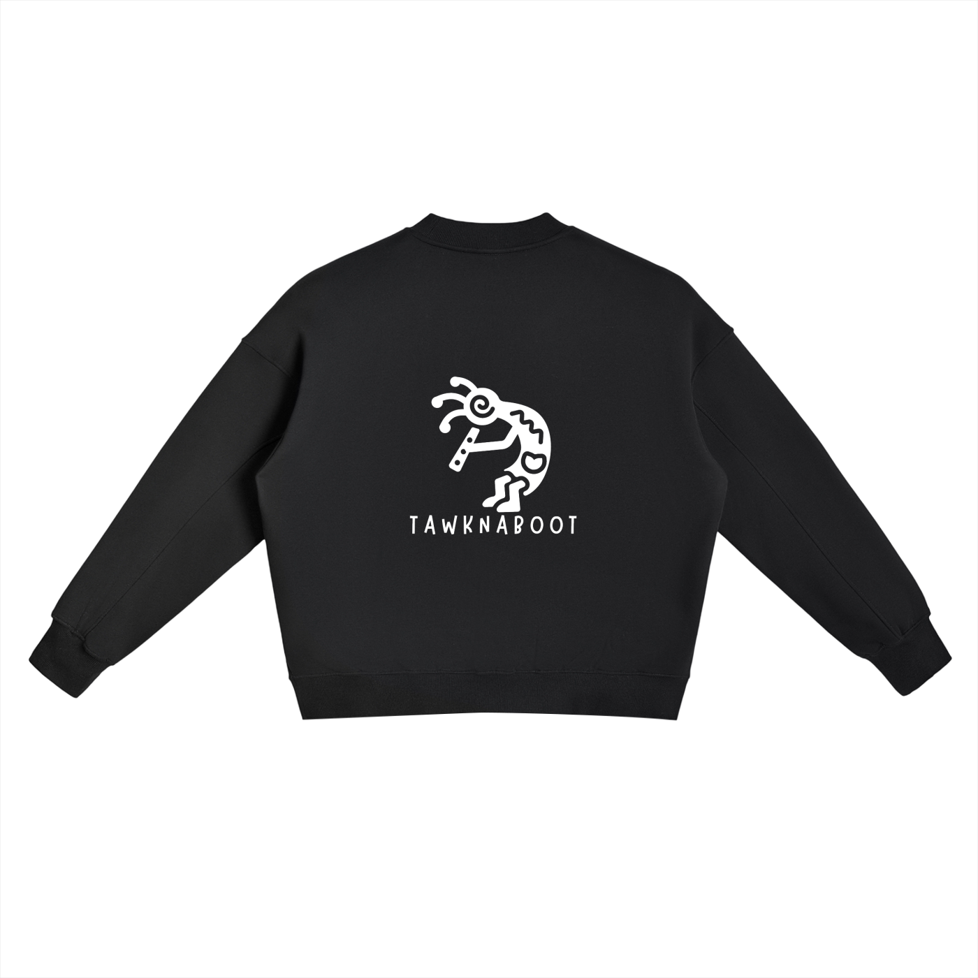 Fleece Side Slit Crewneck Sweatshirt