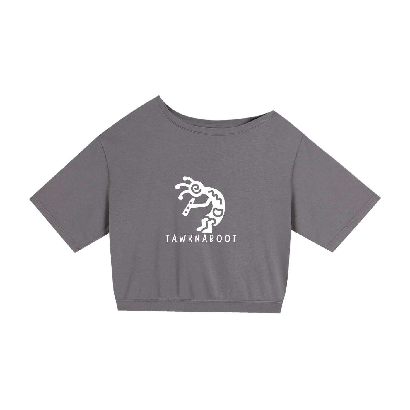 Asymmetric Shoulder Oversized Cotton T-Shirt