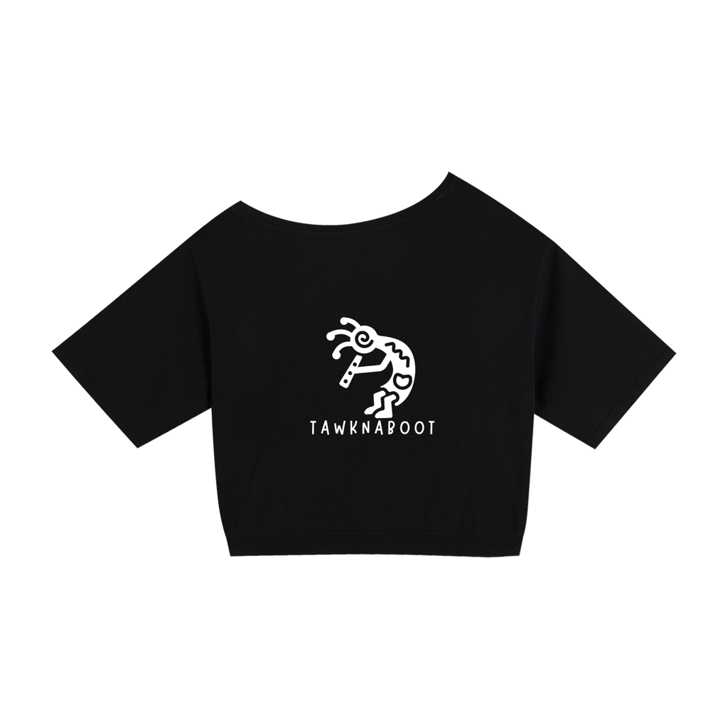 Asymmetric Shoulder Oversized Cotton T-Shirt