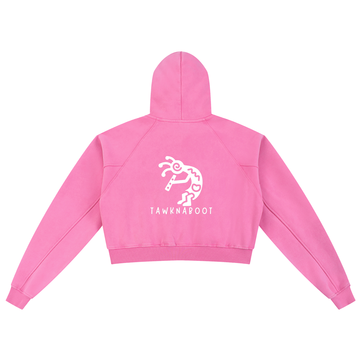 Snow Washed Cropped Hoodie