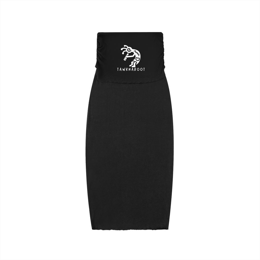 Dyed Washed Straight Hip-Hugging Slim Maxi Skirt
