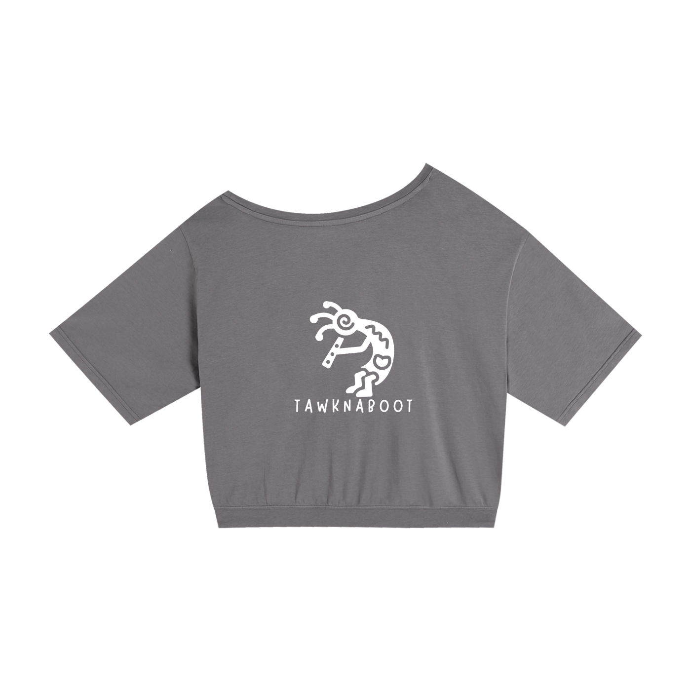 Asymmetric Shoulder Oversized Cotton T-Shirt