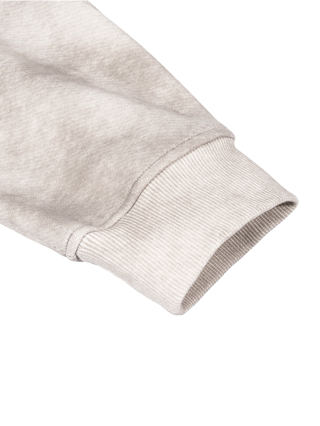 Dirty Washed Zip-Up Fleece Hoodie