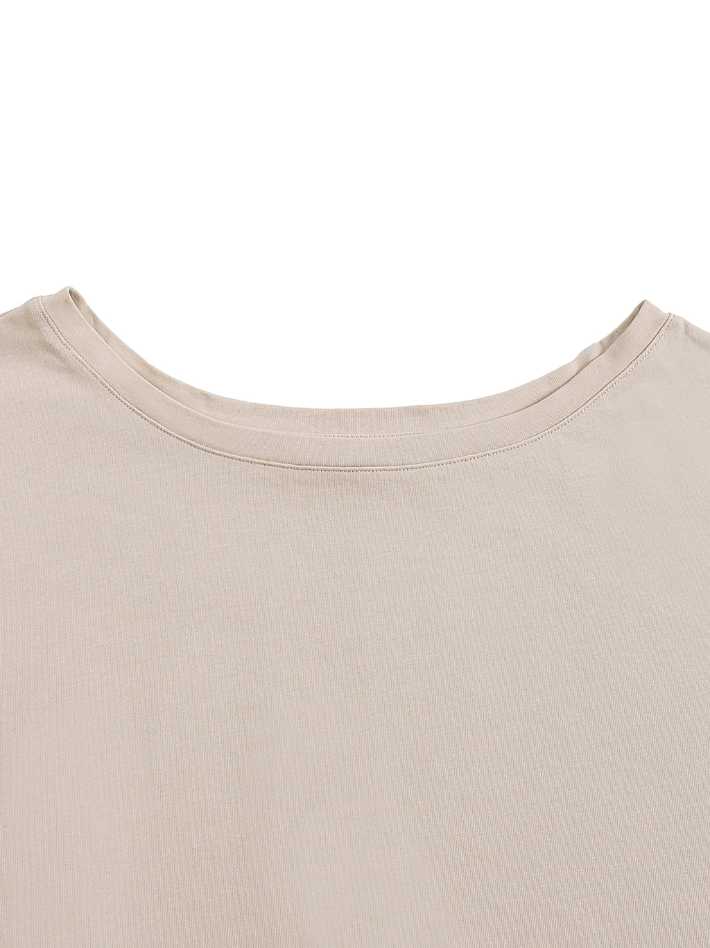 Asymmetric Shoulder Oversized Cotton T-Shirt